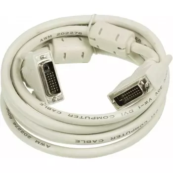 Кабель Ningbo RD-DVI-3-BR DVI-D Dual Link (m) DVI-D Dual Link (m) 3м феррит.кольца серый блистер