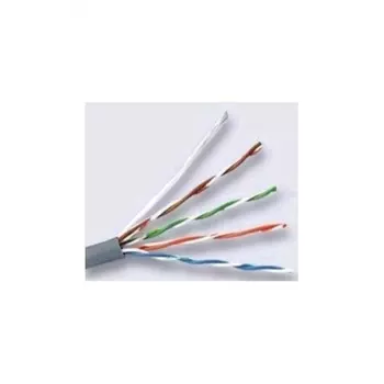 Кабель сетевой HQ UTP 4 пары cat5E solid 0.42мм Cu 305м серый