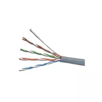 Кабель сетевой UTP 4 пары cat5E solid 0.50мм CCA 100м серый