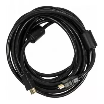 Кабель соединительный аудио-видео Ningbo HDMI-5M-MG HDMI (m)-HDMI (m) 5м ферриткольца контакты позолото черный (HDMI-5M-MG(VER14)BL)