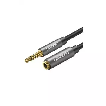 Кабель UGREEN AV118 (10595) 3.5mm Male to 3.5mm Female Extension Cable. 3м. черный