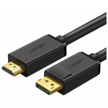 Кабель UGREEN DP101 (10202) DP Male to HDMI Male Cable. 2 м. черный