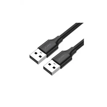 Кабель UGREEN US102 (10309) USB 2.0 A Male to A Male Cable. 1 м. черный