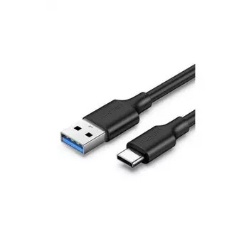 Кабель UGREEN US184 (20884) USB 3.0 A Male to Type C Male Cable Nickel Plating. 2м. черный