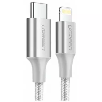 Кабель Ugreen US304 USB-C - Lightning 1m Silver 70523