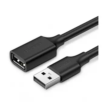 Кабель UGREEN USB 2.0 A Male to A Female Cable 1.5m US103 Black (10315)