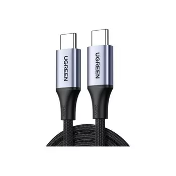 Кабель UGREEN USB-C to USB-C 240W PD Fast Charging Cable, длина 1м, цвет серый (15311)