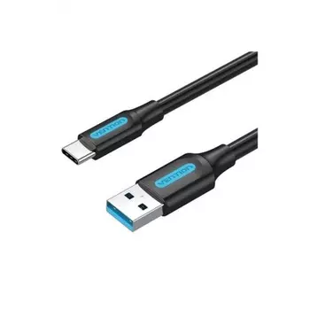 Кабель Vention USB 3.0 A Male to C Male Cable 1M Black PVC Type (COZBF)