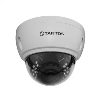 Камера видеонаблюдения IP Tantos TSi-Ve25VPA 2.8-12мм цв. корп.:белый (00-00126759)