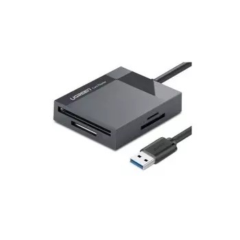 Кардридер UGREEN CR125 (30333) USB 3.0 All-in-One Card Reader. 50 см. серый