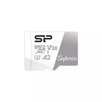 Карта памяти micro SDXC 512Gb Silicon Power Superior UHS-I U3 V30 A2 + ADP (100/80 Mb/s)