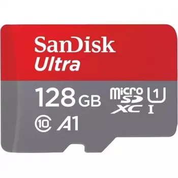 Карта памяти micro SDXC SanDisk Ultra 128Gb A1 C10 U1 UHS-I 140MB/S, без адаптера SDSQUAB-128G-GN6MN