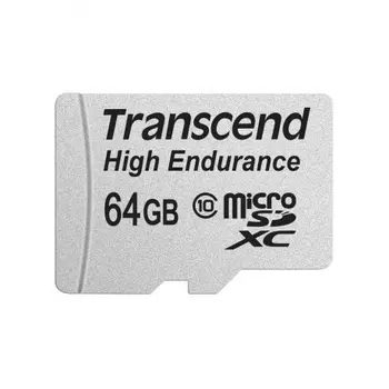 Карта памяти microSD 64GB Transcend microSDXC Class 10 (SD адаптер) ,MLC
