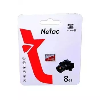 Карта памяти microSDHC 8GB Netac P500 ECO (NT02P500ECO-008G-S) (без SD адаптера)