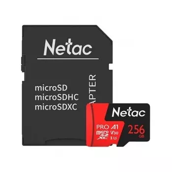 Карта памяти Netac microSD P500 Extreme Pro 256Gb (NT02P500PRO-256G-S)