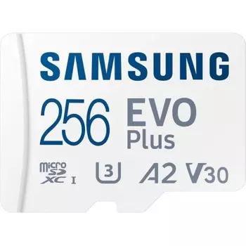 Карта памяти Samsung MB-MC256KARU 256Gb microSDXC Evo Plus + SD адаптер