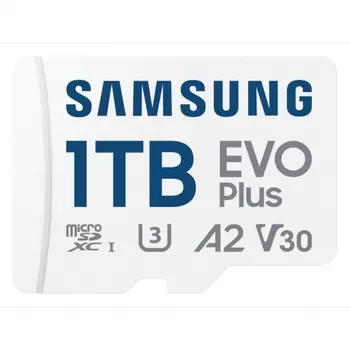 Карта памяти Samsung Micro SDXC 1TB EVO PLUS (2024) U3, V30, A2 + adapter (MB-MC1T0SA)