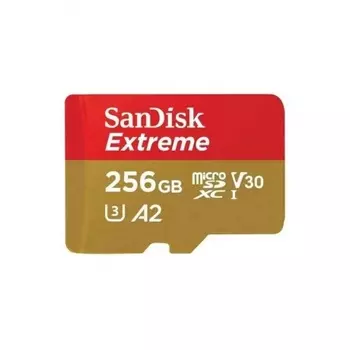 Карта памяти SanDisk Extreme microSD UHS I Card 256GB SDSQXAV-256G-GN6MN