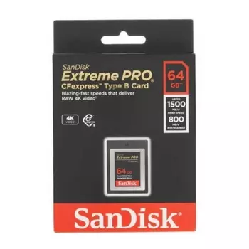 Карта памяти SanDisk Extreme PRO CFexpress Type B 064G