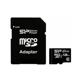 Карта памяти Silicon Power micro SDXC 128Gb Superior UHS-I U3 V30 A2 + ADP (100/80 Mb/s)