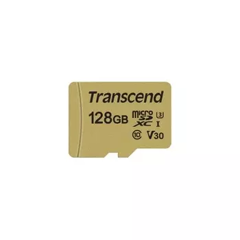 Карта памяти Transcend 128GB UHS-I U3 microSD with Adapter MLC