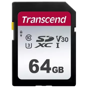 Карта памяти Transcend 64GB UHS-I U3 SD card