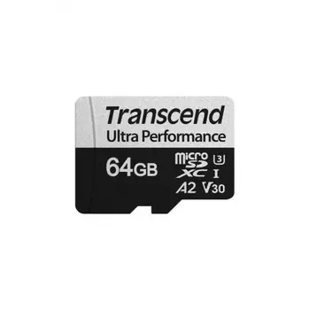Карта памяти Transcend microSD 64GB (TS64GUSD340S) w/ adapter