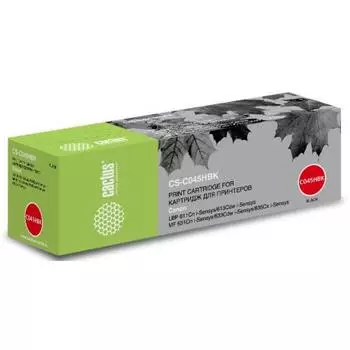 Картридж Cactus CS-C045HBK для Canon LBP 611Cn/613Cdw/631Cn/633Cdw/635Cx, черный