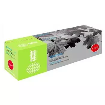 Картридж Cactus CS-C731C для Canon LB i-Sensys MF8230/MF8280, голубой