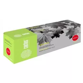 Картридж Cactus CS-C731Y для Canon LB i-Sensys MF8230/MF8280, желтый