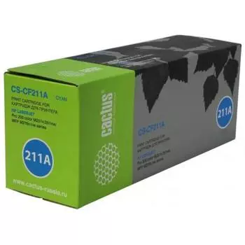 Картридж Cactus CS-CF211A для HP LJ Pro 200 M251/M276, голубой