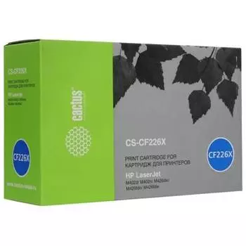 Картридж Cactus CS-CF226X для HP LJ M402d/M402n/M426dw/M426fdn/M426fdw, черный
