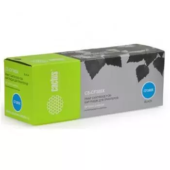 Картридж Cactus CS-CF380X для HP LJ Pro M476dn/M476nw/M476dw, черный