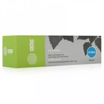 Картридж Cactus CS-CF400A для HP CLJ M252/252N/252DN/252DW/M277n/M277DW, черный