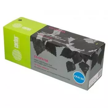 Картридж Cactus CS-CF413A для HP LJ M452DW/DN/NW, M477FDW/M477FDN/M477FNW, пурпурный