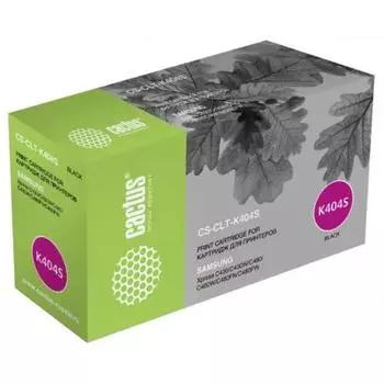 Картридж Cactus CS-CLT-K404S для Samsung SL-C430/C430W/C480/C480W/C480FW, черный