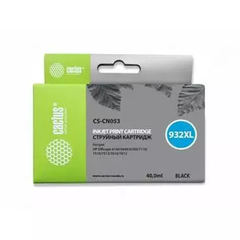 Картридж Cactus CS-CN053 №932 для HP DJ 6600, черный