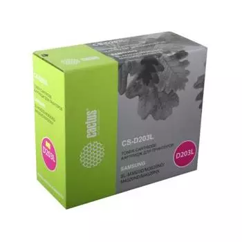 Картридж Cactus CS-D203L для Samsung SL-M3820D/M3820ND/M4020ND/M4020NX, черный