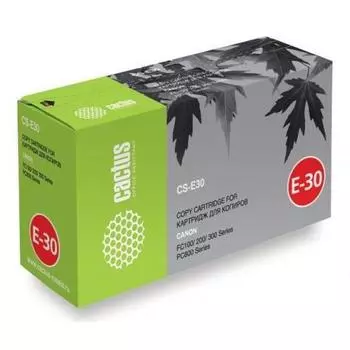 Картридж Cactus CS-E30S для Canon FC100/200/300Series/PC800Series, черный