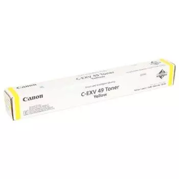 Картридж Canon C-EXV49Y (8527B002) туба для копира iR-ADV C33xx, желтый