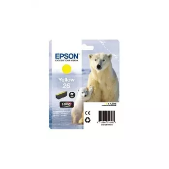 Картридж EPSON 26 желтый для XP-600/XP-700/XP-800