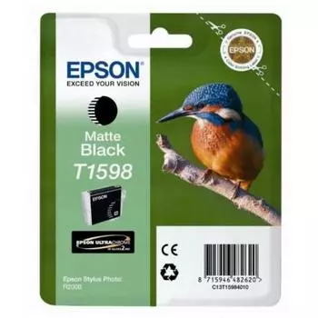 Картридж Epson T1598 (C13T15984010) для Epson St Ph R2000, черный матовый