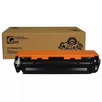 Картридж G&G HP CB540A/125A/Canon 716 черный 2.2k с чипом