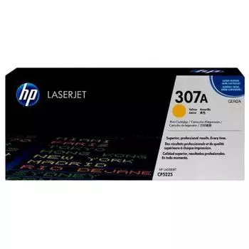 Картридж HP CE742A для HP CLJ CP5225, желтый