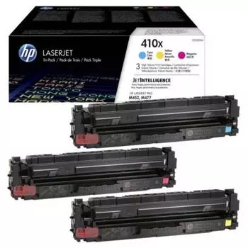 Картридж HP CF252XM для HP LJ Pro M452/M477, голубой/желтый/пурпурный
