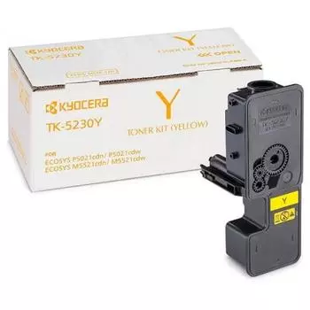 Картридж Kyocera TK-5230Y (1T02R9ANL0) для Kyocera P5021cdn/cdw M5521cdn/cdw, желтый
