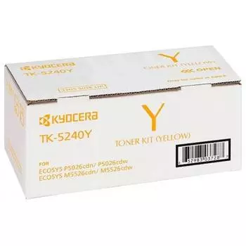 Картридж Kyocera TK-5240Y (1T02R7ANL0) для Kyocera P5026cdn/cdw M5526cdn/cdw, желтый