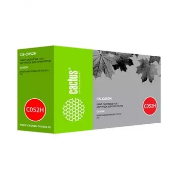 Картридж лазерный Cactus CS-C052H черный (9200стр.) для Canon MF421/426/428/429/LBP 212/214/215