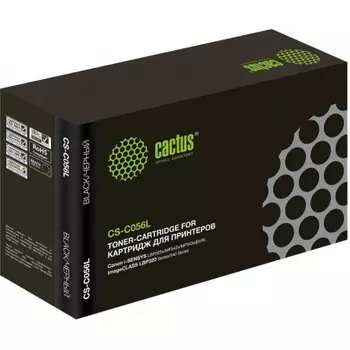 Картридж лазерный Cactus CS-C056L 056 L черный (5100стр.) для Canon imageCLASS LBP320 Series/540 Series