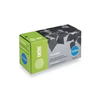 Картридж лазерный Cactus CS-CE260A черный (8500стр.) для HP LJ CP4025/CP4525/CM4540
